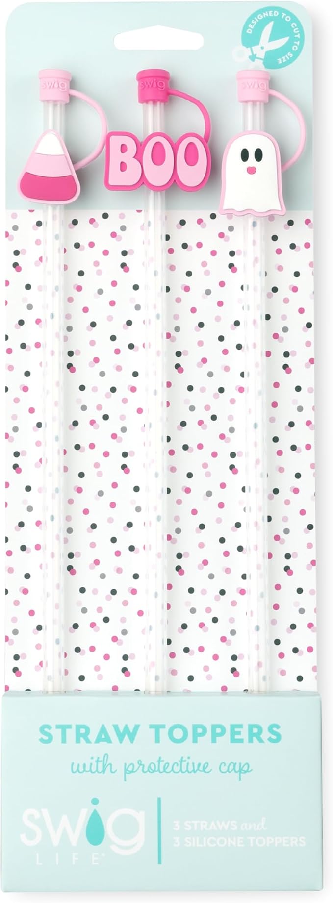 Straw Toppers By SWIG With Straws Included - Faboolous - Buttercup Lynne Boutique