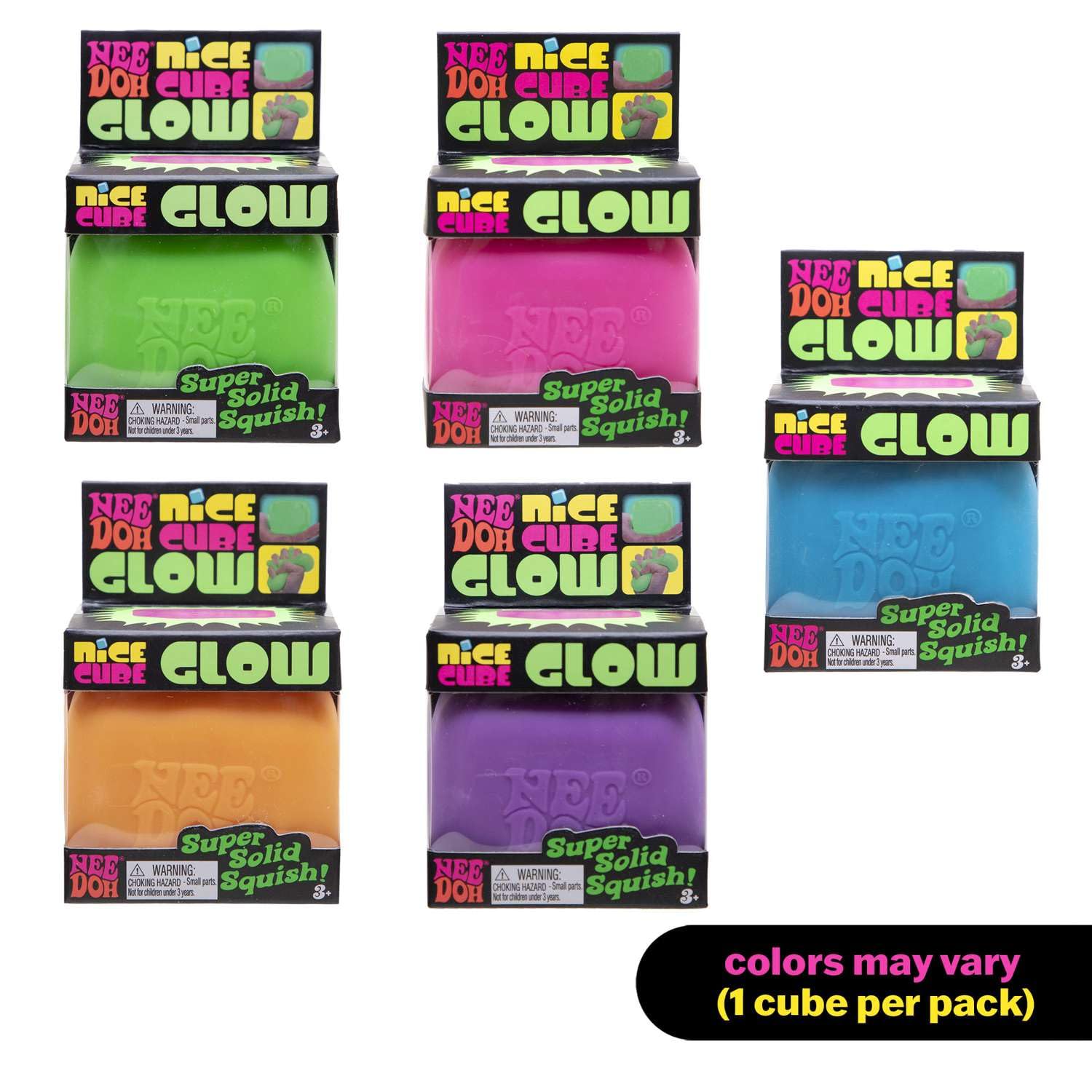 NeeDoh Glow Nice Cube Glow in the Dark Fidget Toy Buttercup Lynne needoh-glow-nice-cube-glow-in-the-dark-fidget-toy-buttercup-lynne
