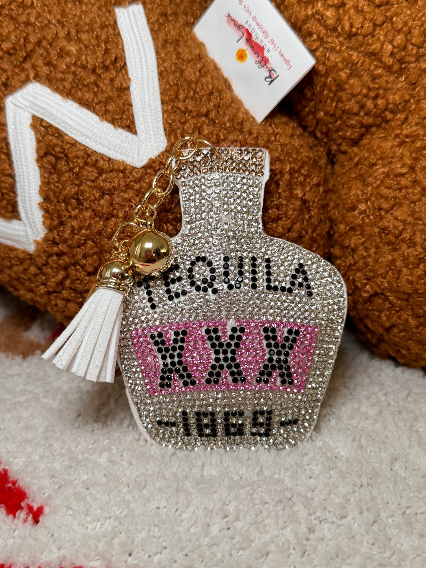 Sparkle Keychain - Tequila - Buttercup Lynne Boutique