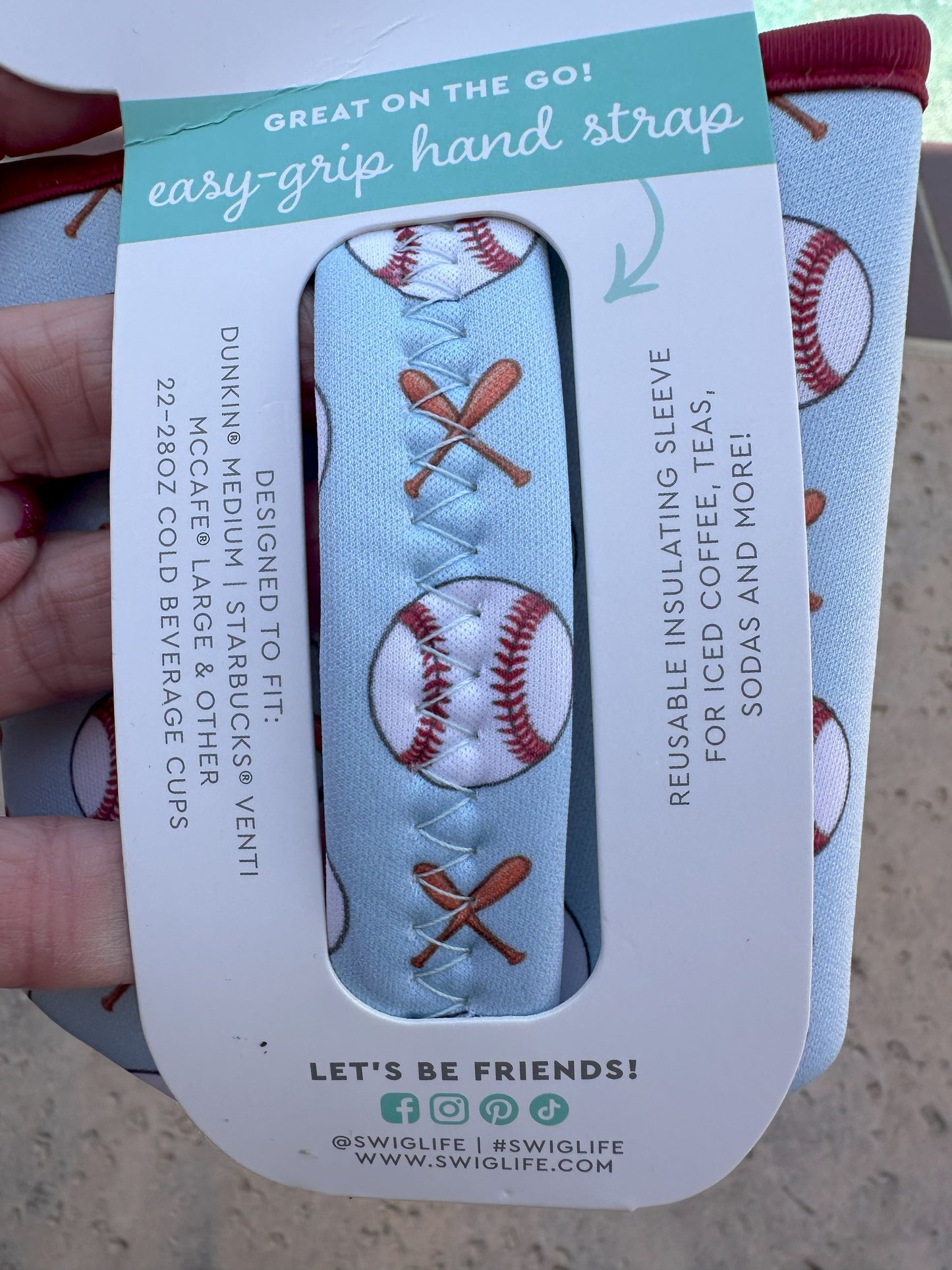 Home Run Iced Cup Coolie - Buttercup Lynne Boutique