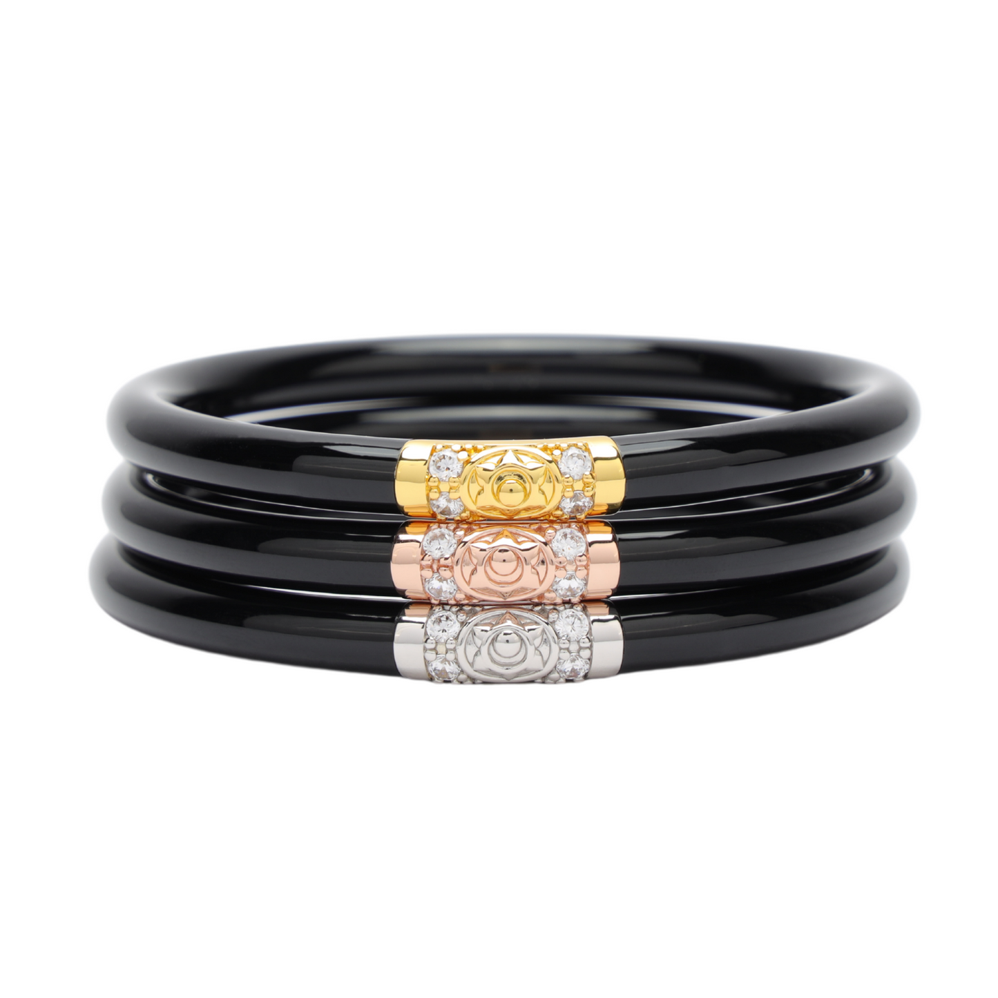 BuDhaGirl Three Kings All Weather Bangles - Black - Buttercup Lynne Boutique