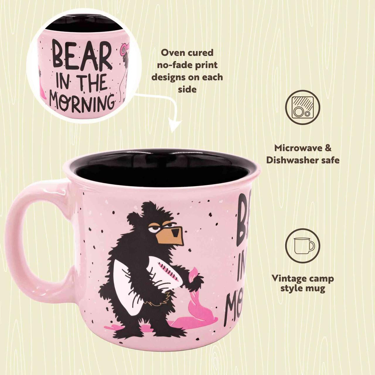 Lazy One Bear in the Morning Ceramic Mug