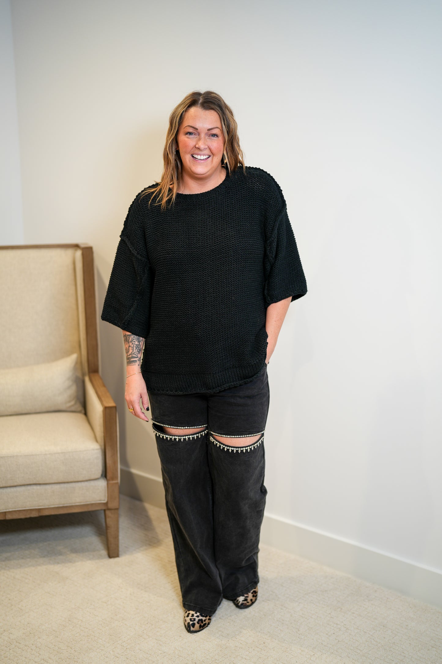 Comfy Cozy Dolman Sleeve Sweater - Multi Colors - Buttercup Lynne Boutique
