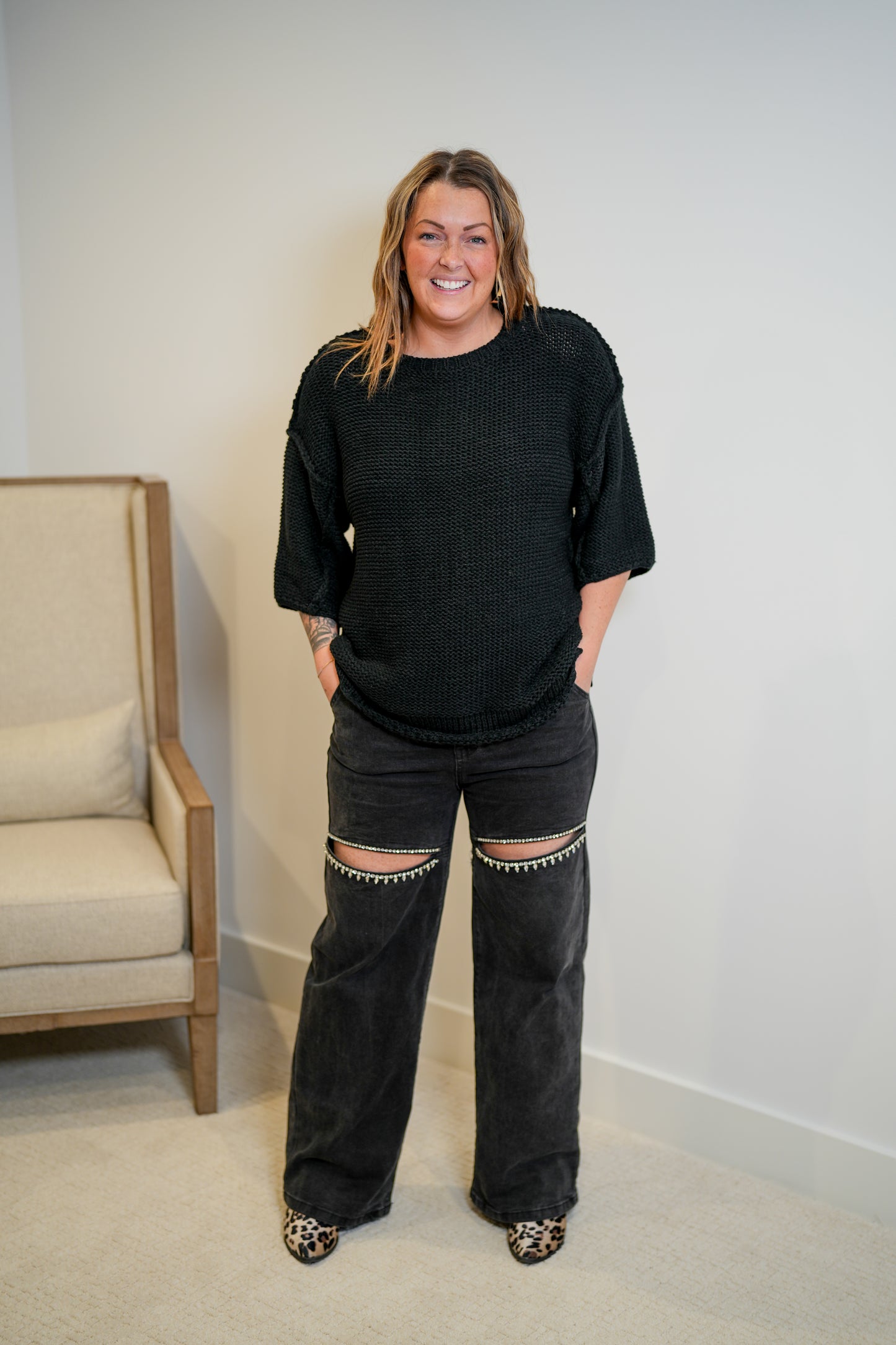 Comfy Cozy Dolman Sleeve Sweater - Multi Colors - Buttercup Lynne Boutique
