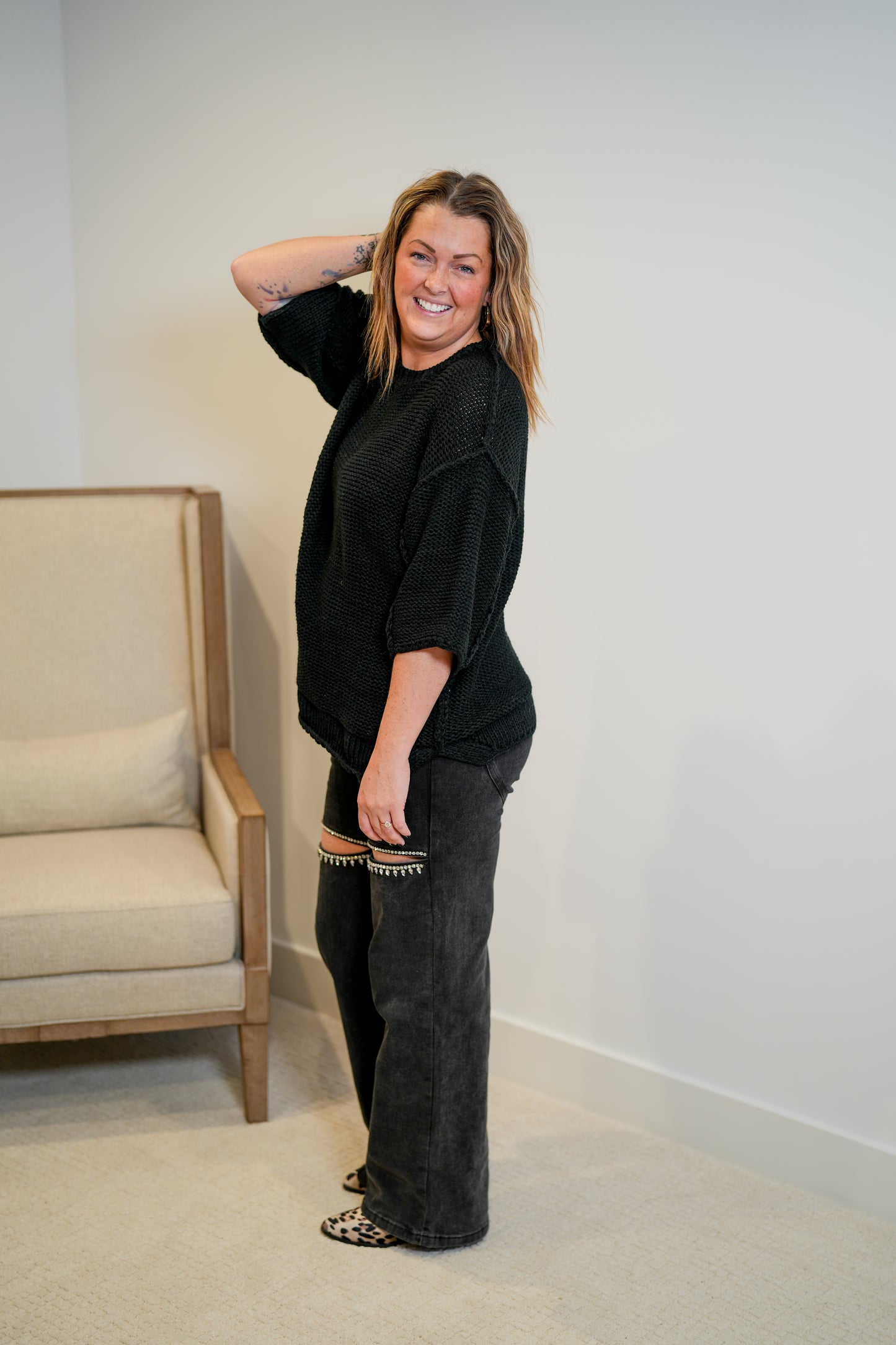 Comfy Cozy Dolman Sleeve Sweater - Multi Colors - Buttercup Lynne Boutique