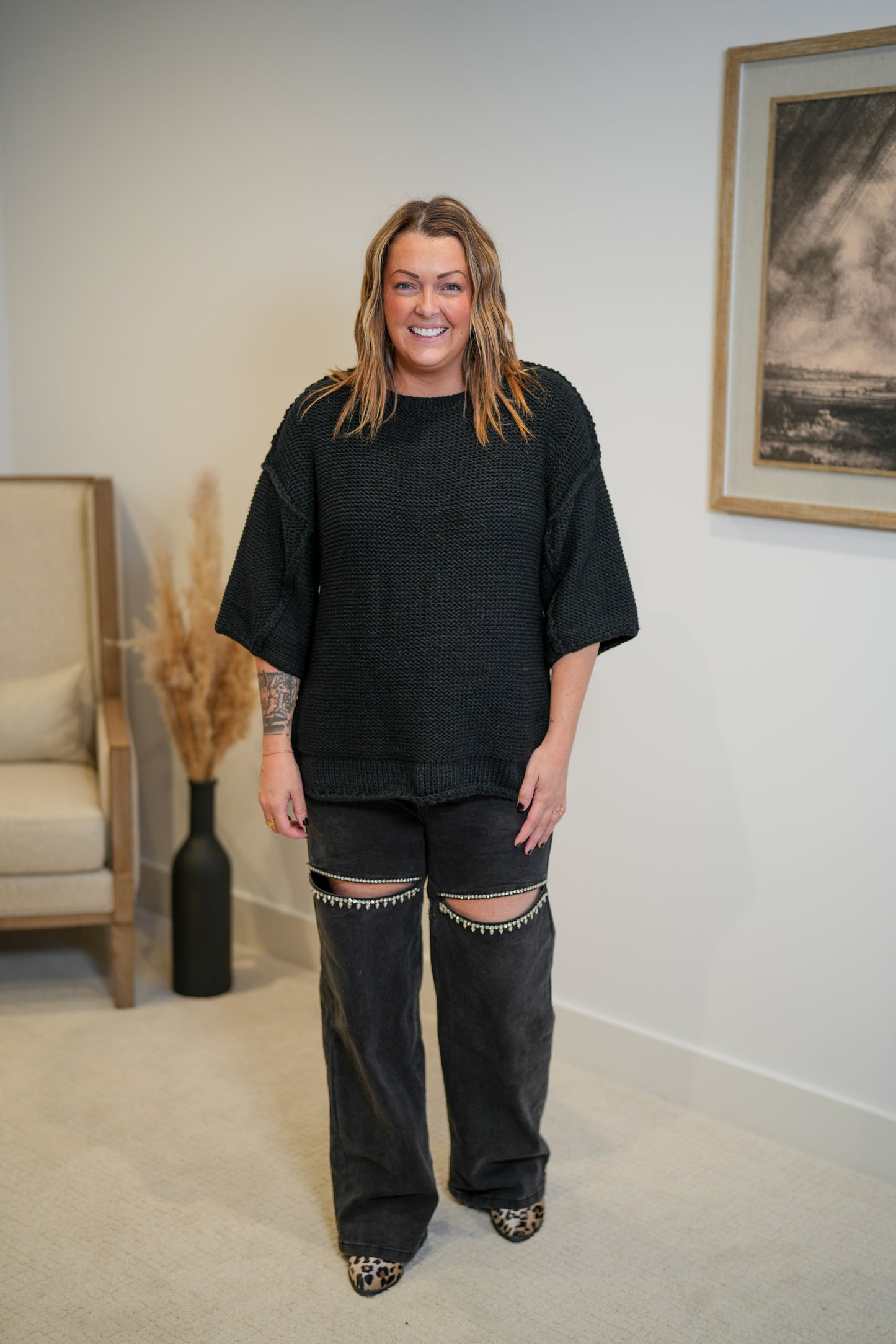 Comfy Cozy Dolman Sleeve Sweater - Multi Colors - Buttercup Lynne Boutique
