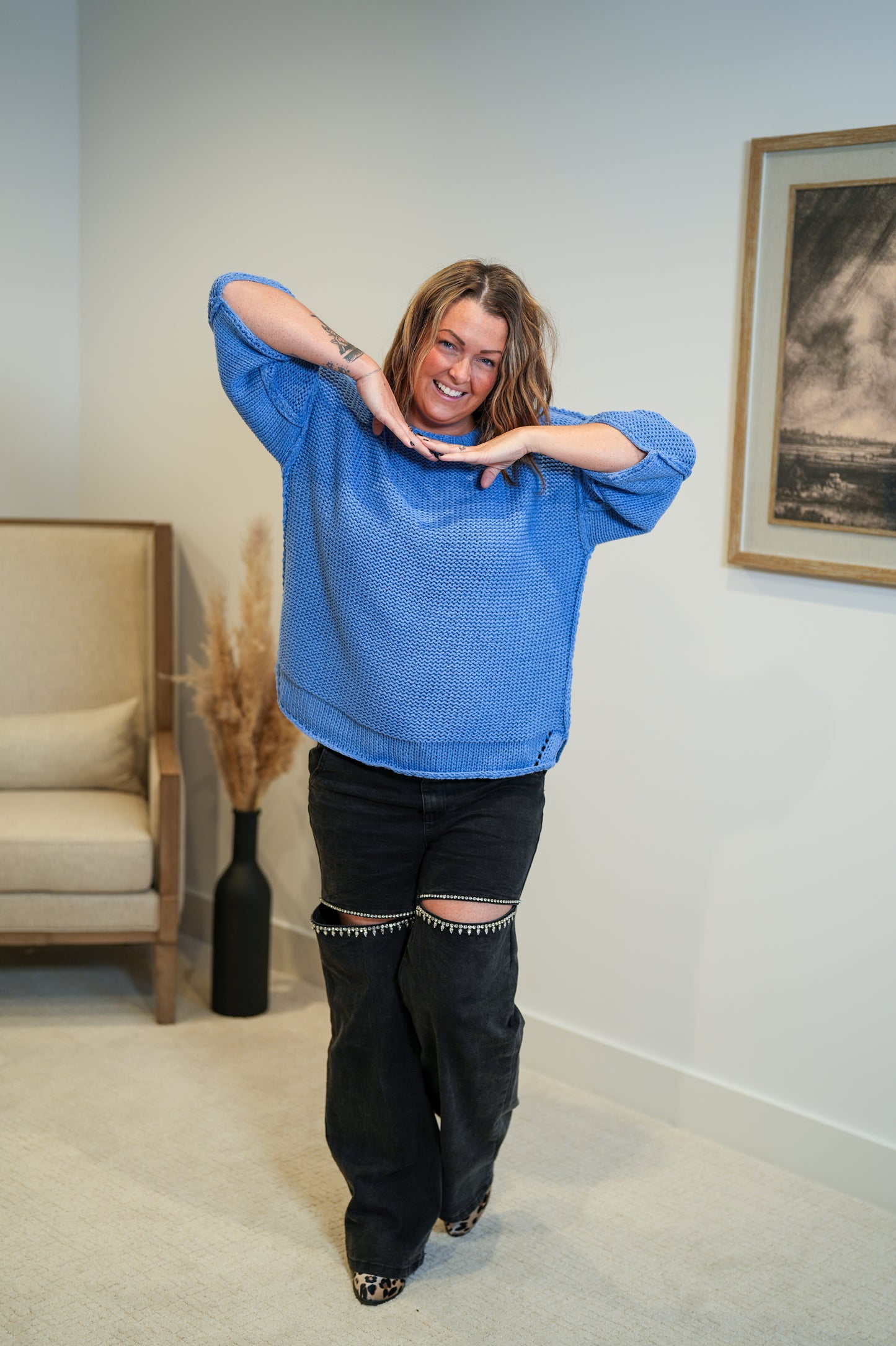 Comfy Cozy Dolman Sleeve Sweater - Multi Colors - Buttercup Lynne Boutique