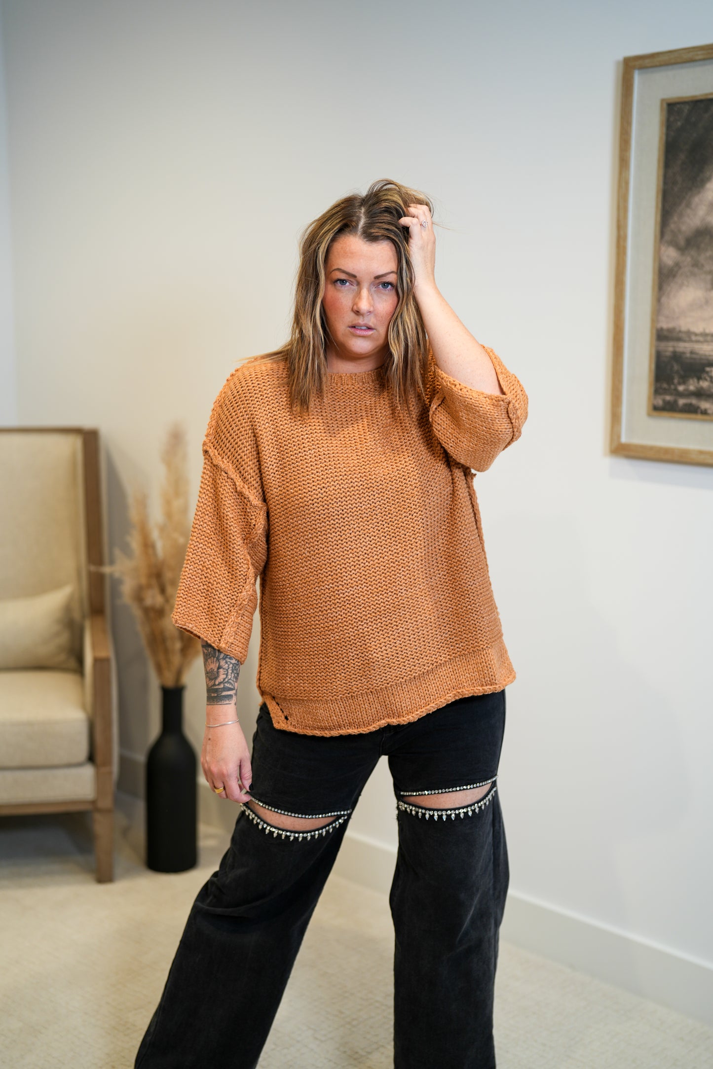 Comfy Cozy Dolman Sleeve Sweater - Multi Colors - Buttercup Lynne Boutique