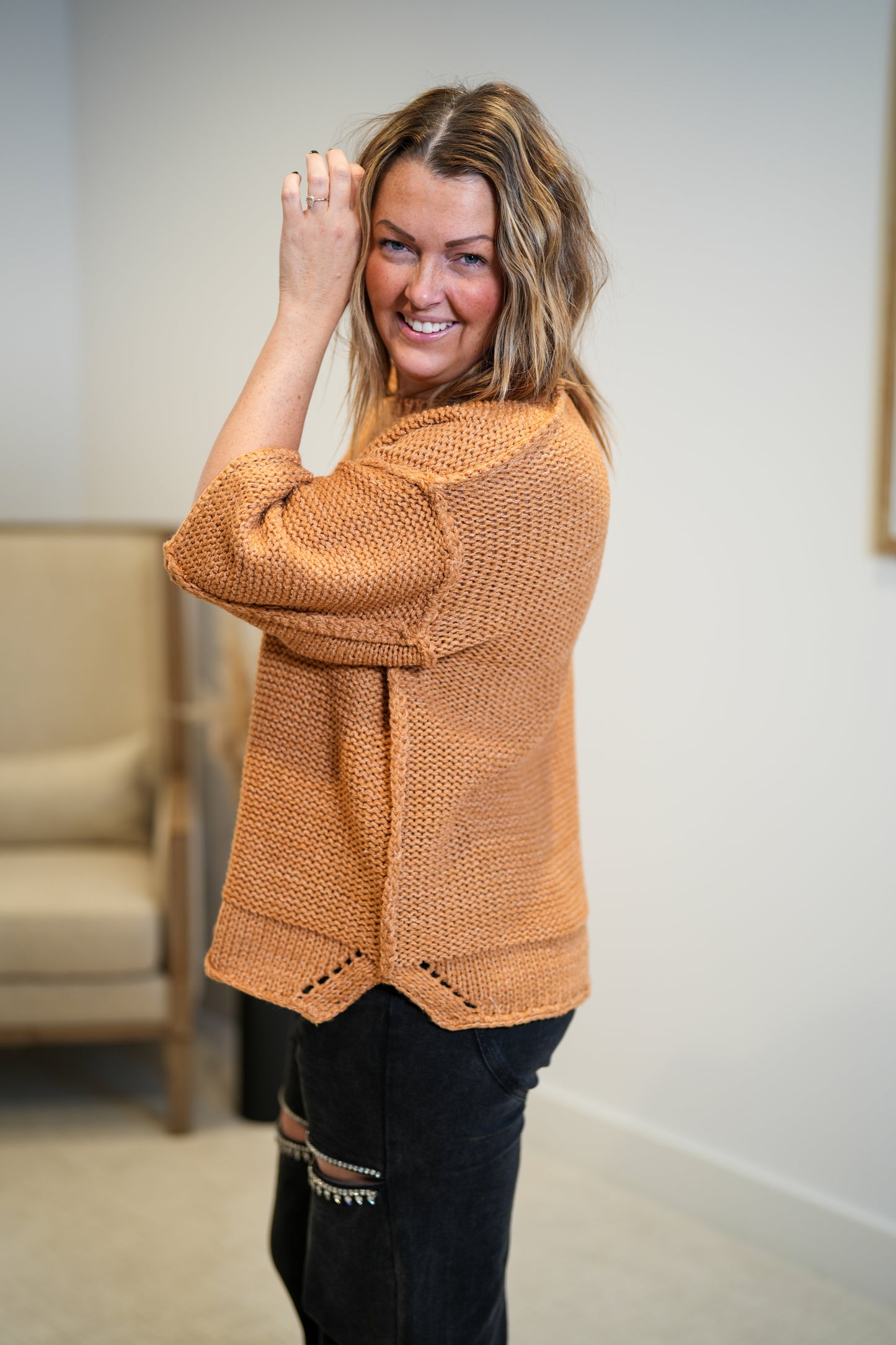Comfy Cozy Dolman Sleeve Sweater - Multi Colors - Buttercup Lynne Boutique
