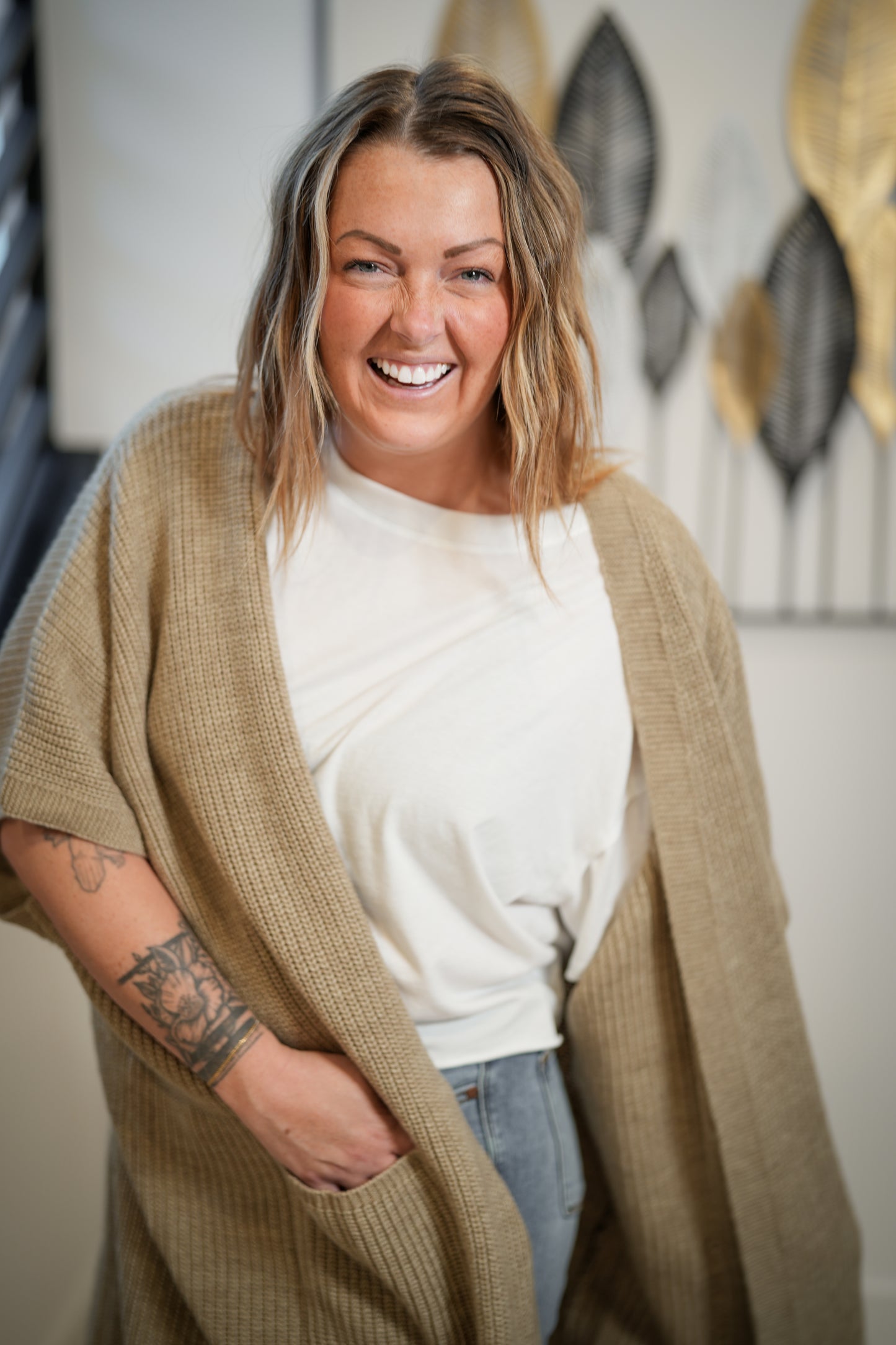 Heart Of Mine Knit Sweater Cardigan - Buttercup Lynne Boutique