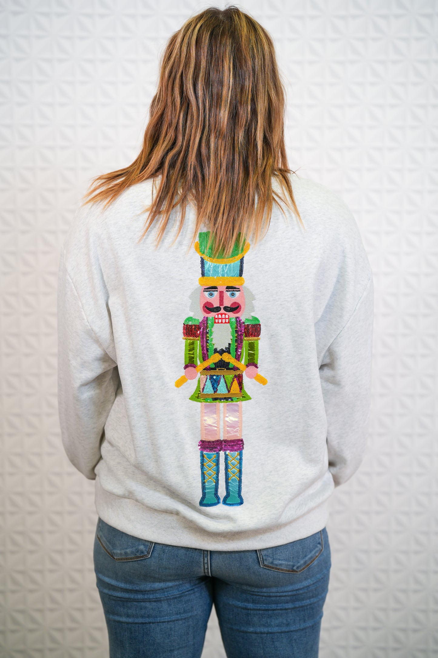 Jolly Holiday Nutcracker Sweatshirt - Buttercup Lynne Boutique