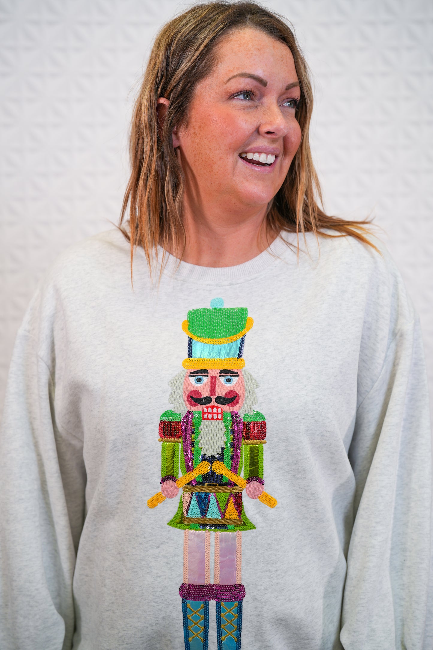 Jolly Holiday Nutcracker Sweatshirt - Buttercup Lynne Boutique