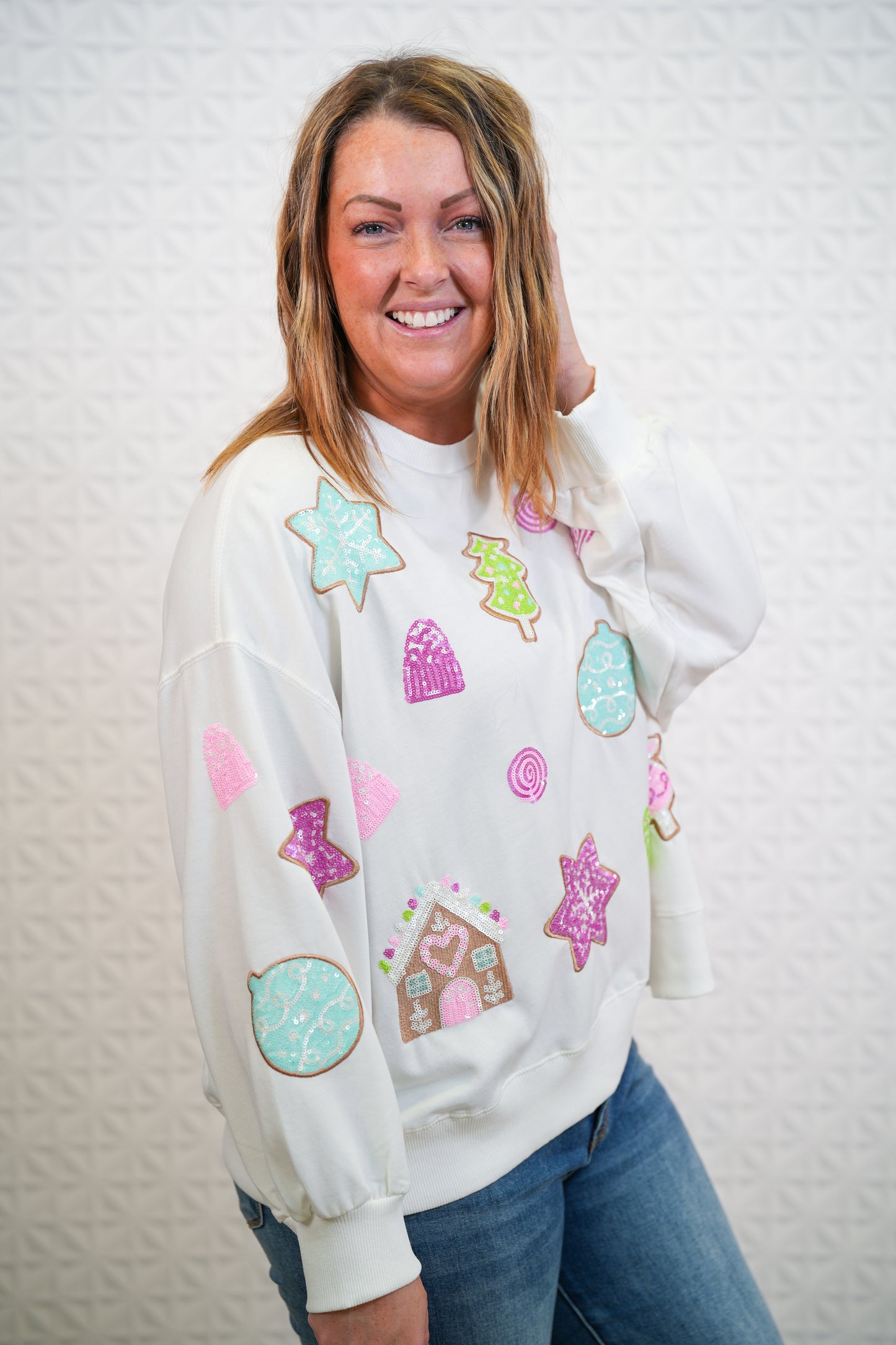 Sweet As Gingerbread Sweatshirt - Buttercup Lynne Boutique