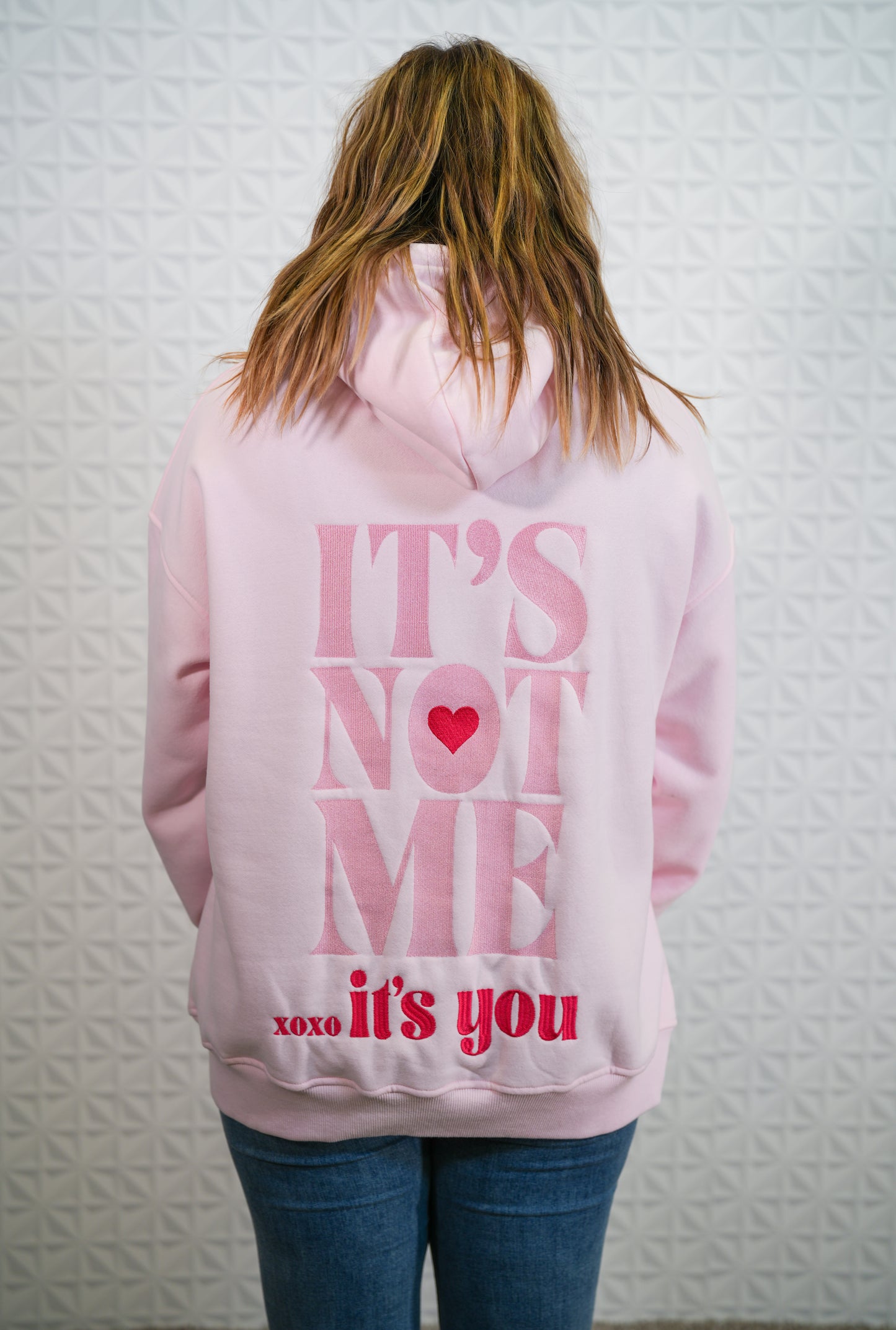 It's Not Me It's You - Light Pink Hoodie - Buttercup Lynne Boutique