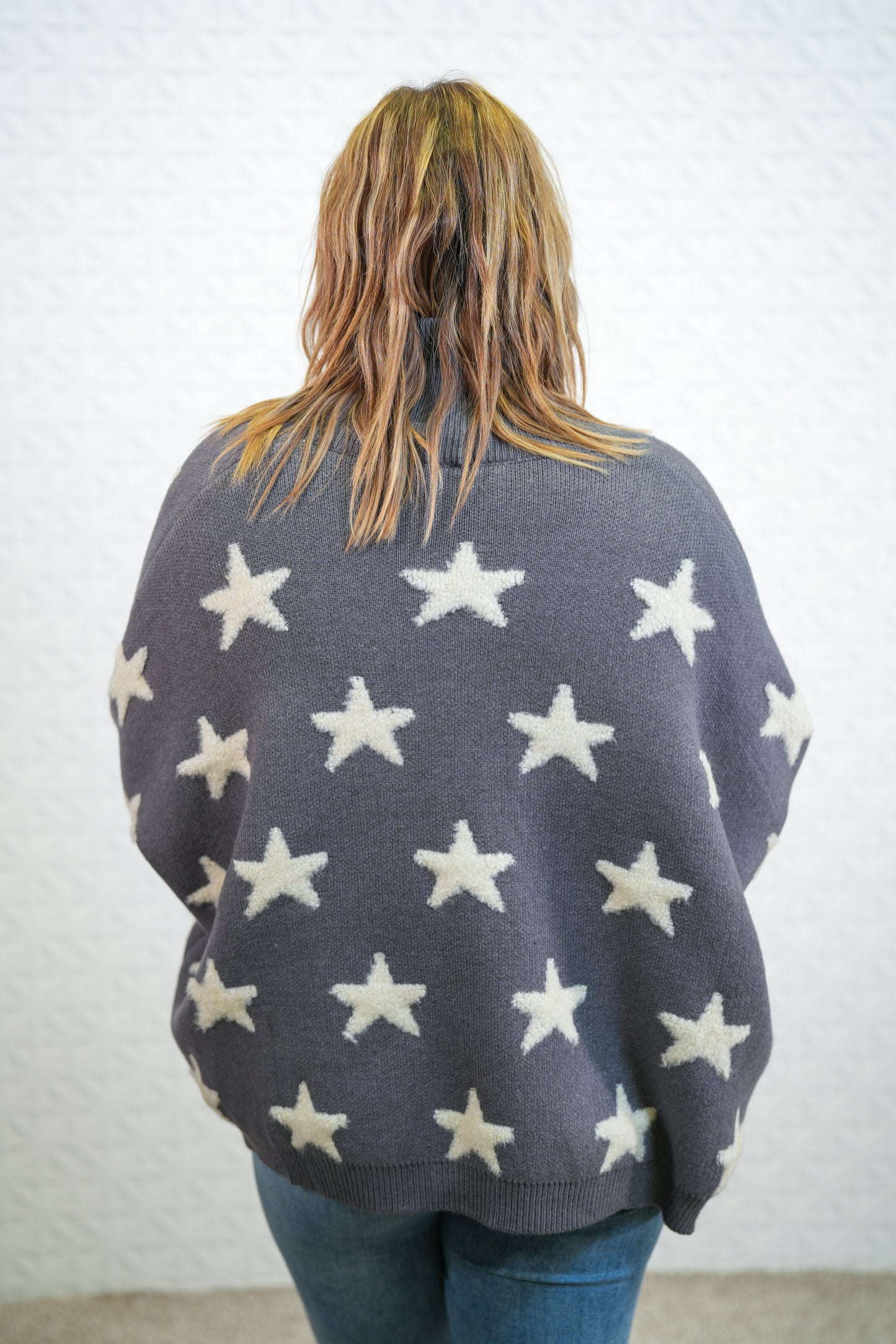 Wish Upon A Star Oversized Draped Cardigan - Buttercup Lynne Boutique