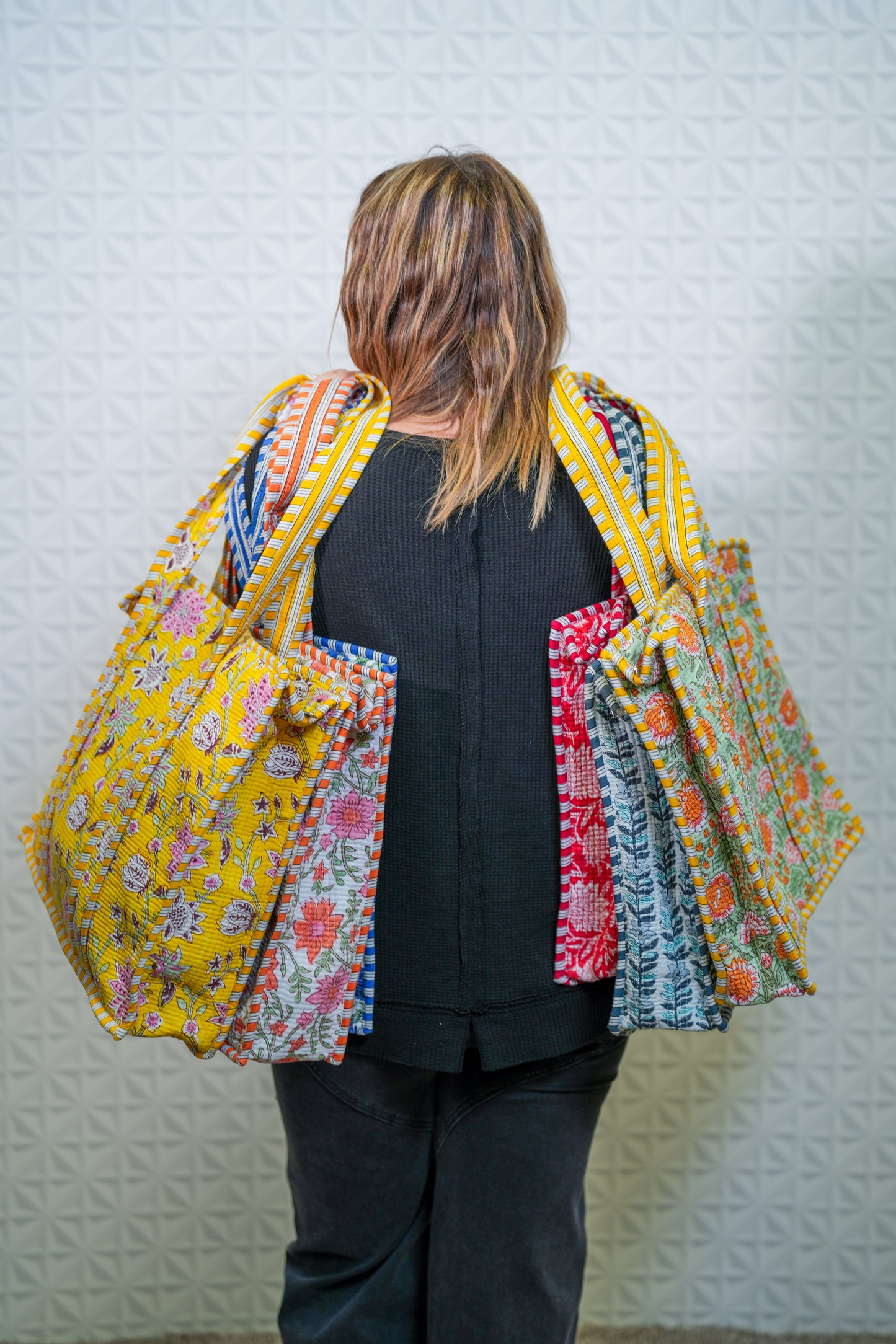 Farylina Quilted Tote Bag - Buttercup Lynne Boutique