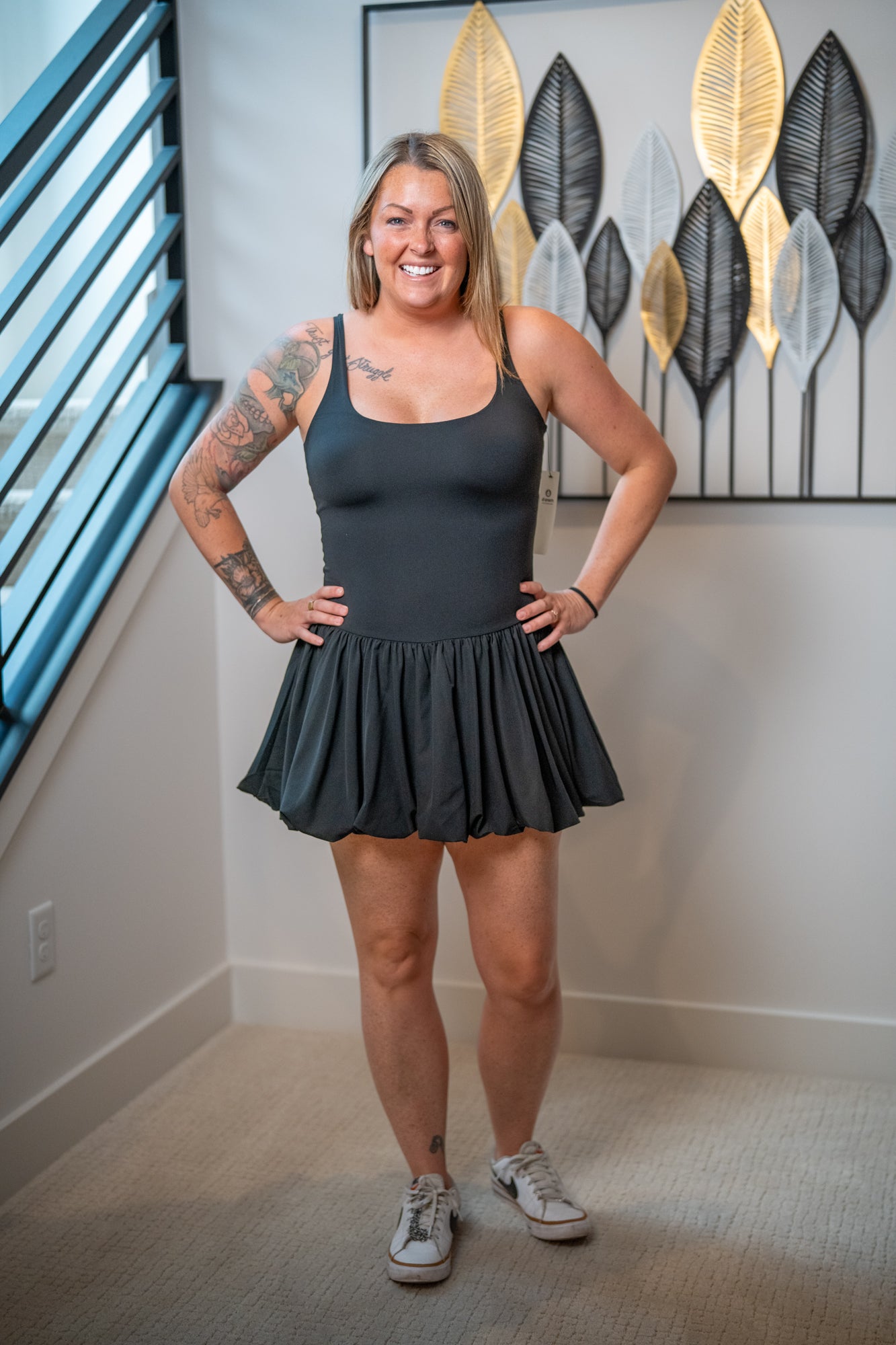 mono b - Luna Bubble Active Mini Dress