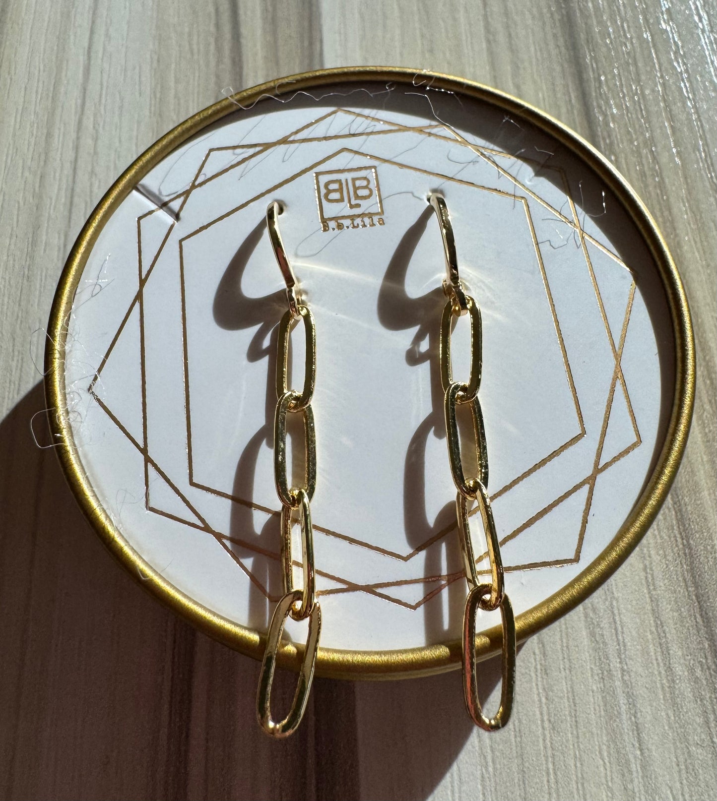 Chain Chain Chain Gold - Earrings - Huggies - Buttercup Lynne Boutique