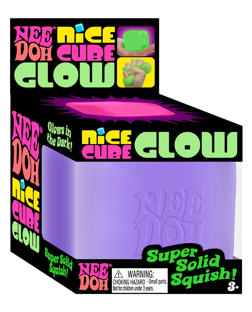 NeeDoh Glow Nice Cube - Buttercup Lynne Boutique