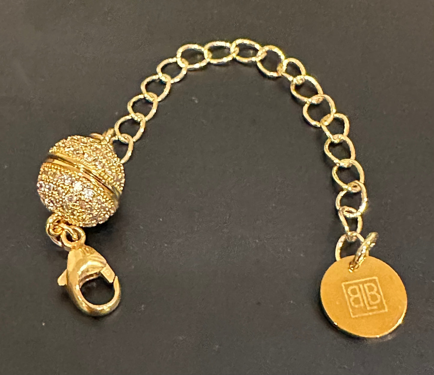 Magnet Clasp Extender 3"- Gold - Buttercup Lynne Boutique