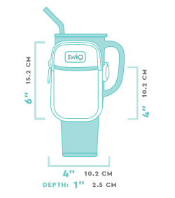 Oh Happy Day Mega Mug Pouch - Smiley Face - Buttercup Lynne Boutique