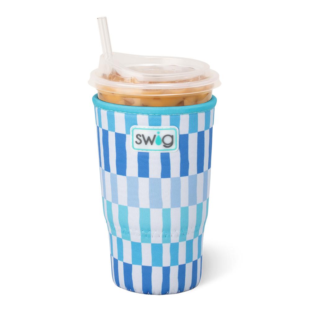 Glacier Stripe Iced Cup Coolie - Buttercup Lynne Boutique
