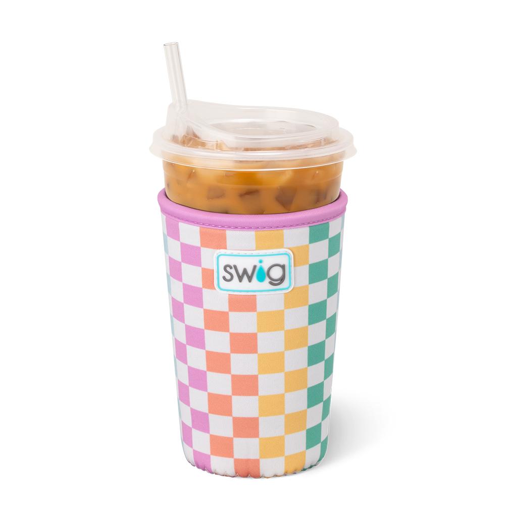 Check Mate Iced Cup Coolie - Buttercup Lynne Boutique