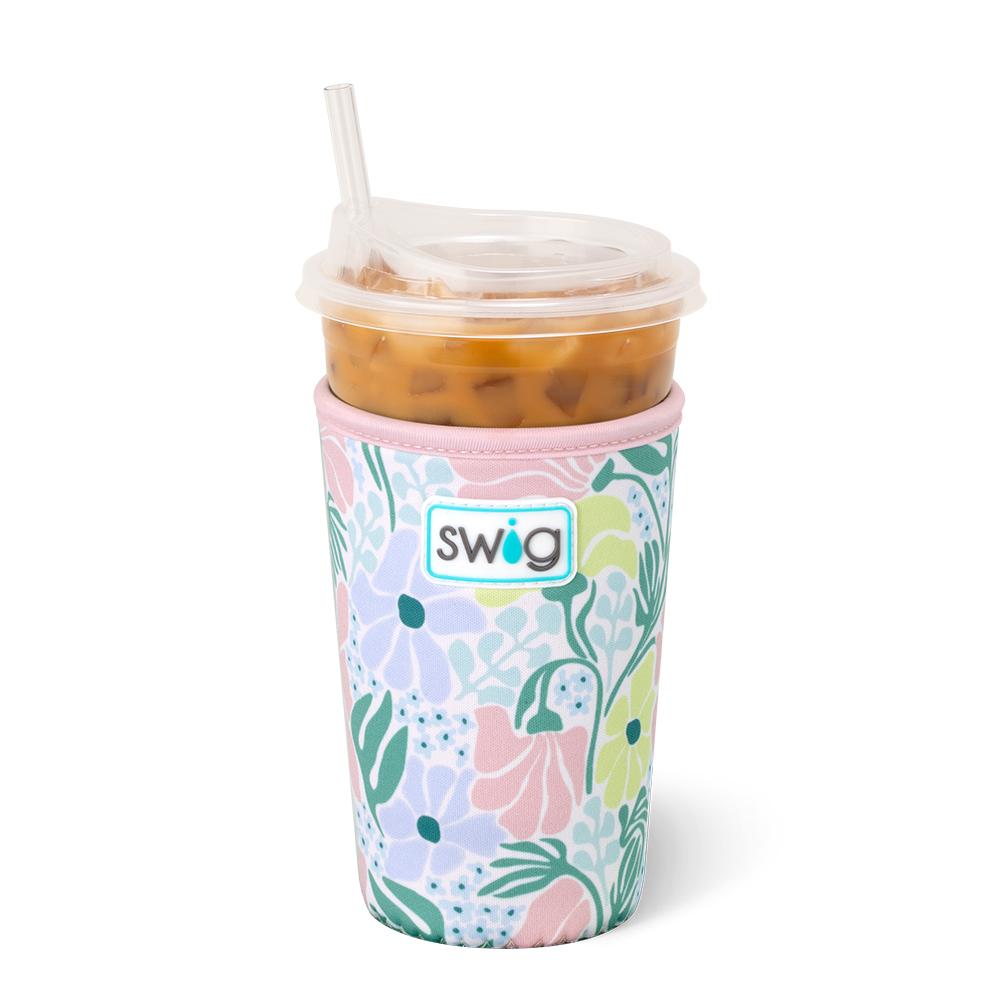Garden Party Iced Cup Coolie - Buttercup Lynne Boutique