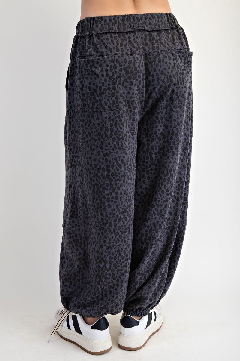 Easel Animal Print Joggers