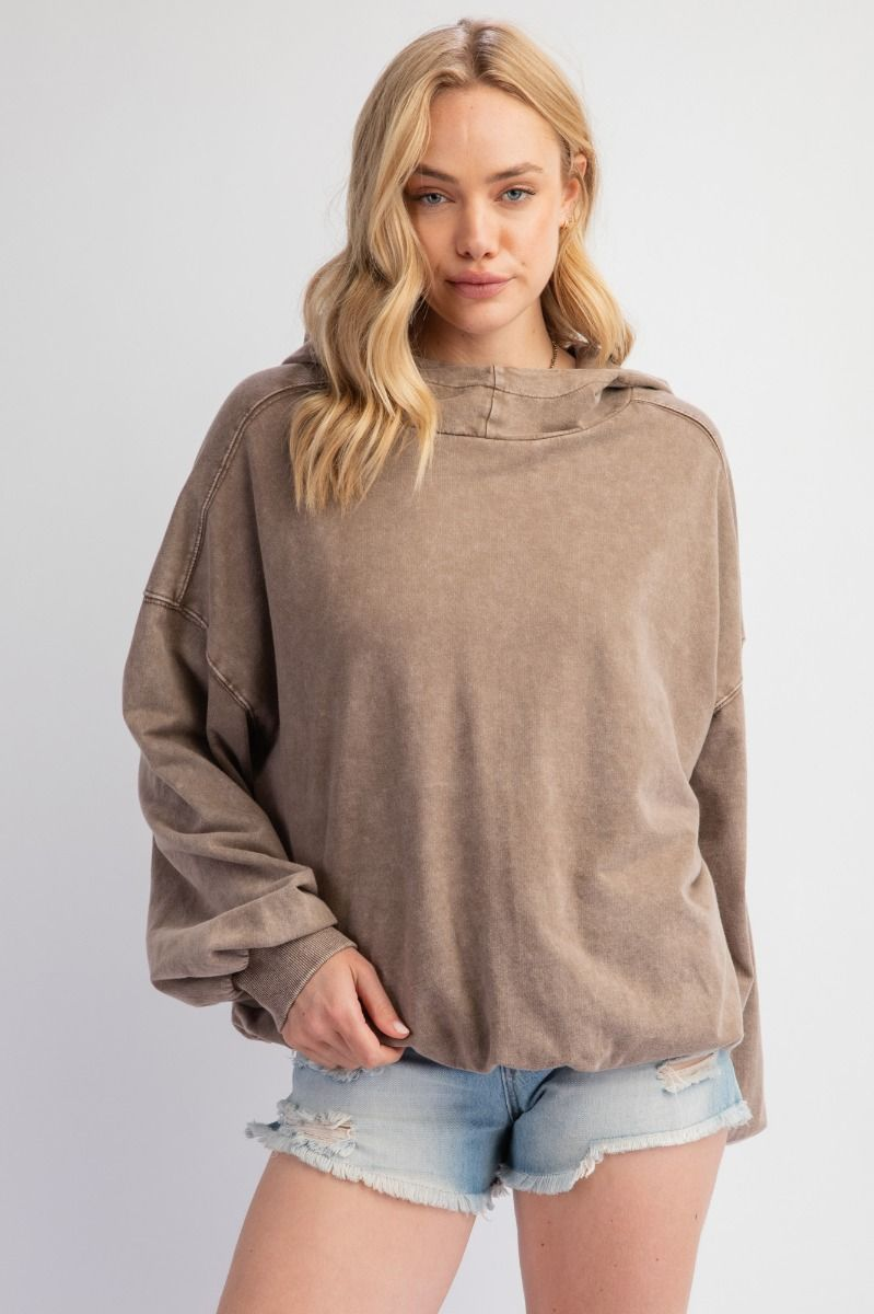 Fly Away Butterfly Print Hoodie - Buttercup Lynne Boutique