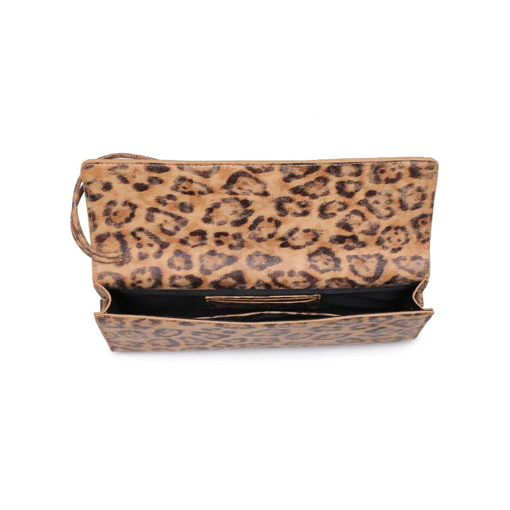 Leopard East West Clutch Crossbody - Buttercup Lynne Boutique