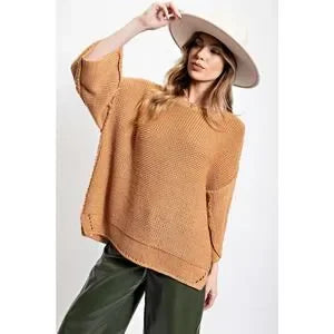 Comfy Cozy Dolman Sleeve Sweater - Multi Colors - Buttercup Lynne Boutique
