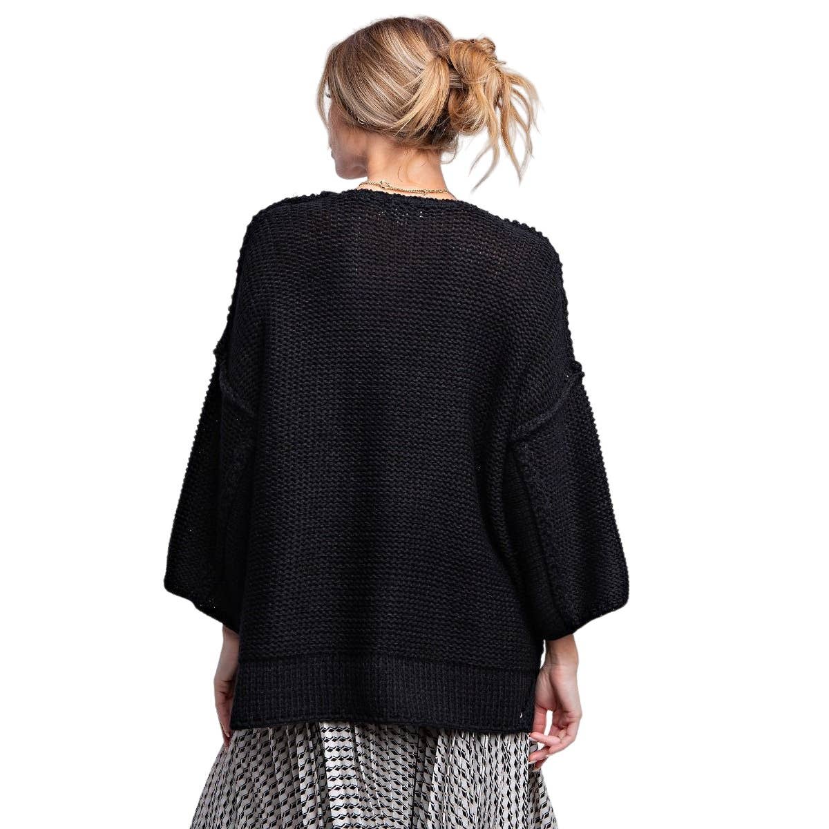 Comfy Cozy Dolman Sleeve Sweater - Multi Colors - Buttercup Lynne Boutique