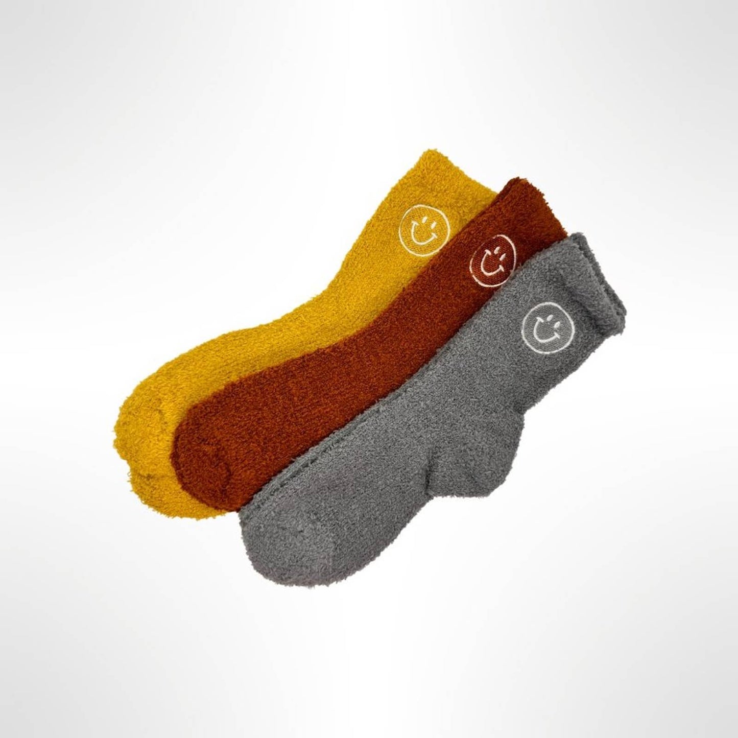 Smiley Socks - FALL Colors - Cozy - Buttercup Lynne Boutique