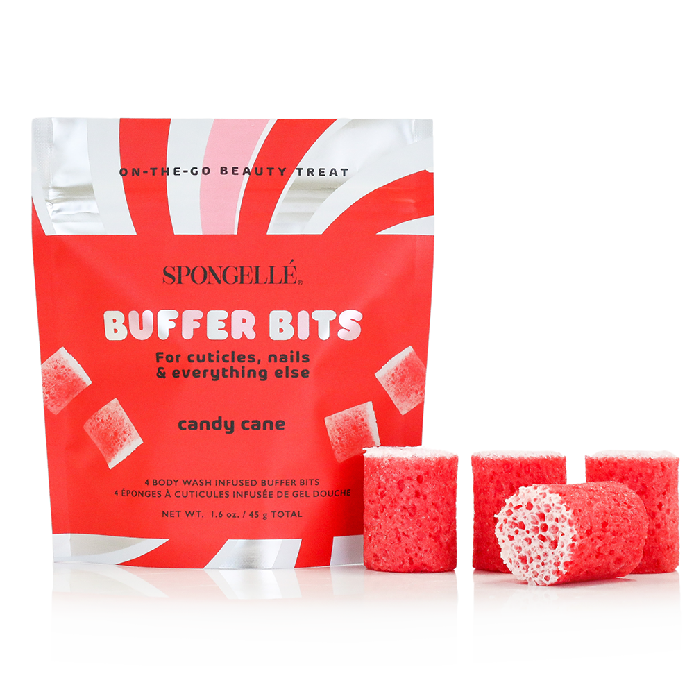 Candy Cane Holiday PediPOP Buffer Bits - Buttercup Lynne Boutique