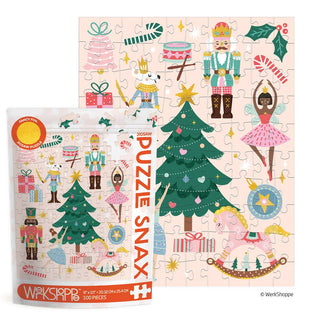WerkShoppe Puzzle Snax 100-Piece Sustainable Jigsaw Puzzle