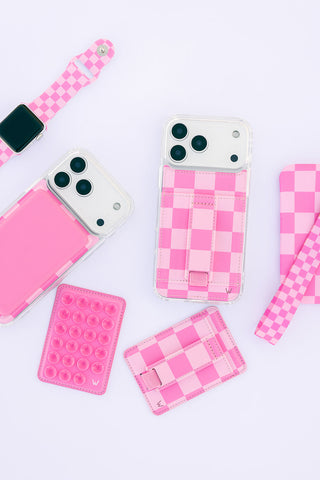 Bubblegum Check Watch Band