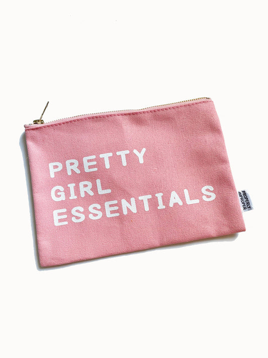 Pretty Girl Essentials - Canvas Pouch - Buttercup Lynne Boutique