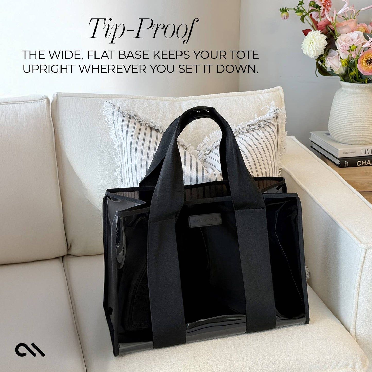 Case-Mate Midnight Black Jelly Tote – Waterproof Beach & Travel Bag