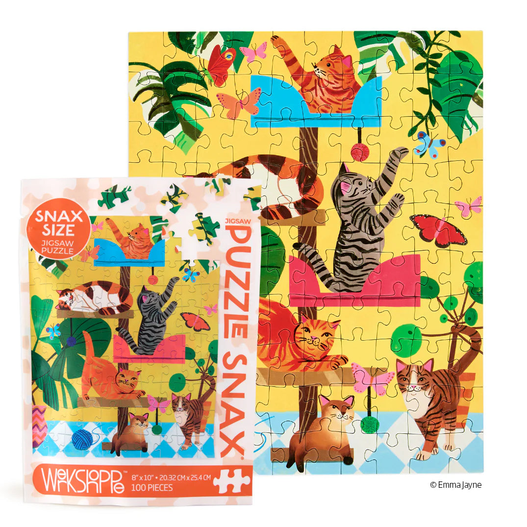 WerkShoppe Puzzle Snax 100-Piece Sustainable Jigsaw Puzzle