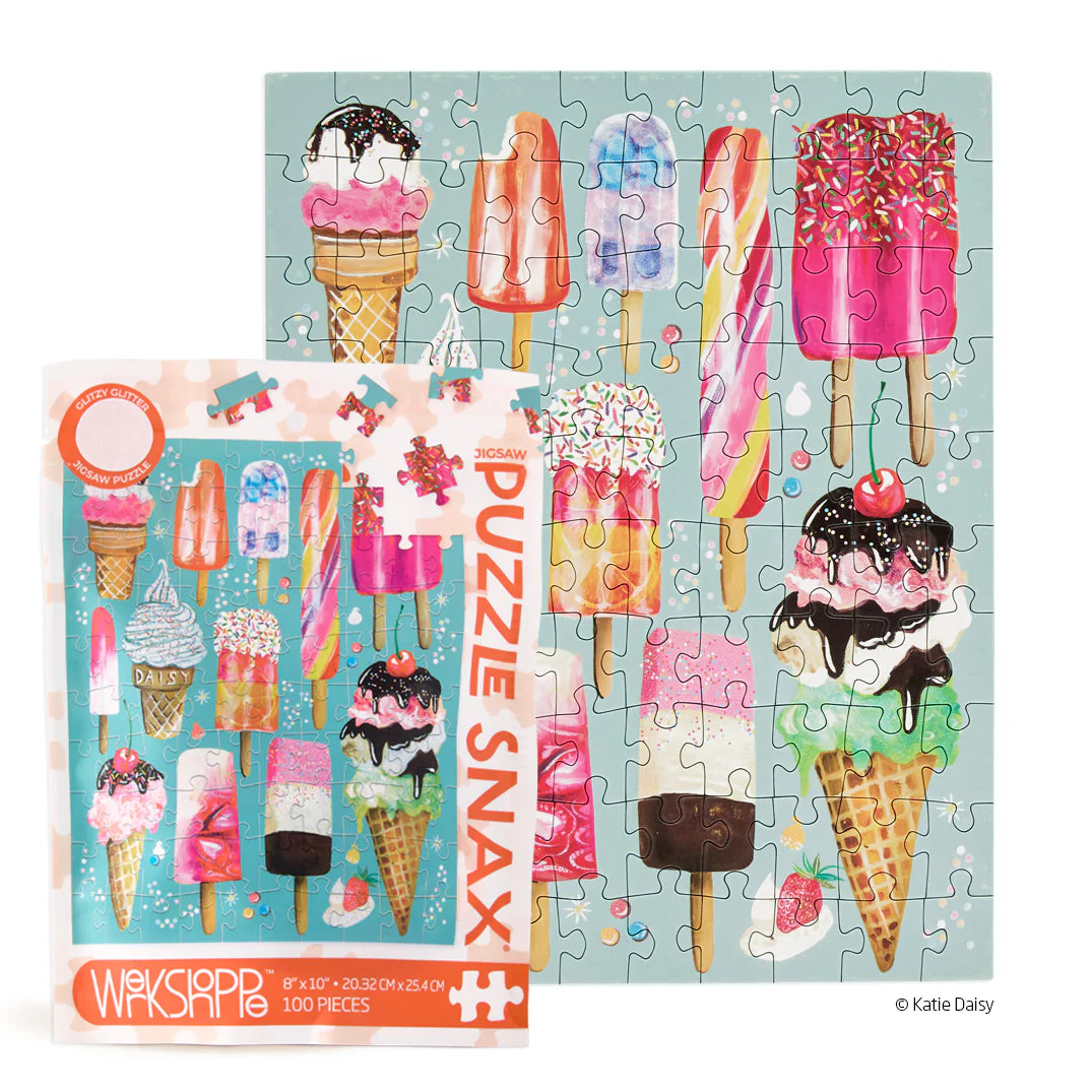WerkShoppe Puzzle Snax 100-Piece Sustainable Jigsaw Puzzle