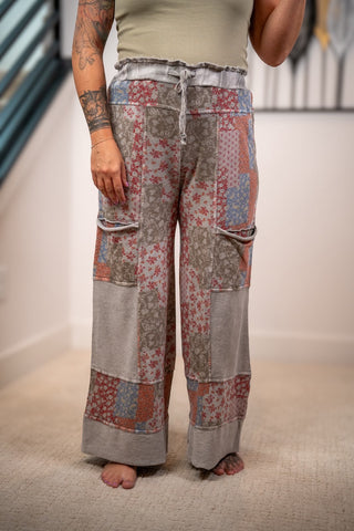 Patchwork Garden Pants Easel