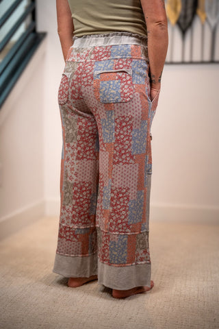 Patchwork Garden Pants Easel