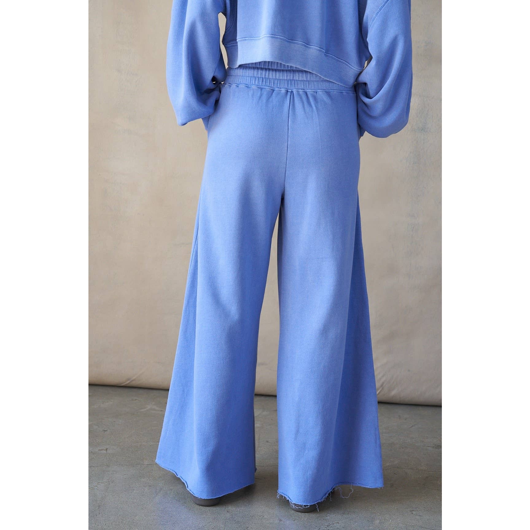 Rib Wide Oversize Sweatpants - Buttercup Lynne Boutique