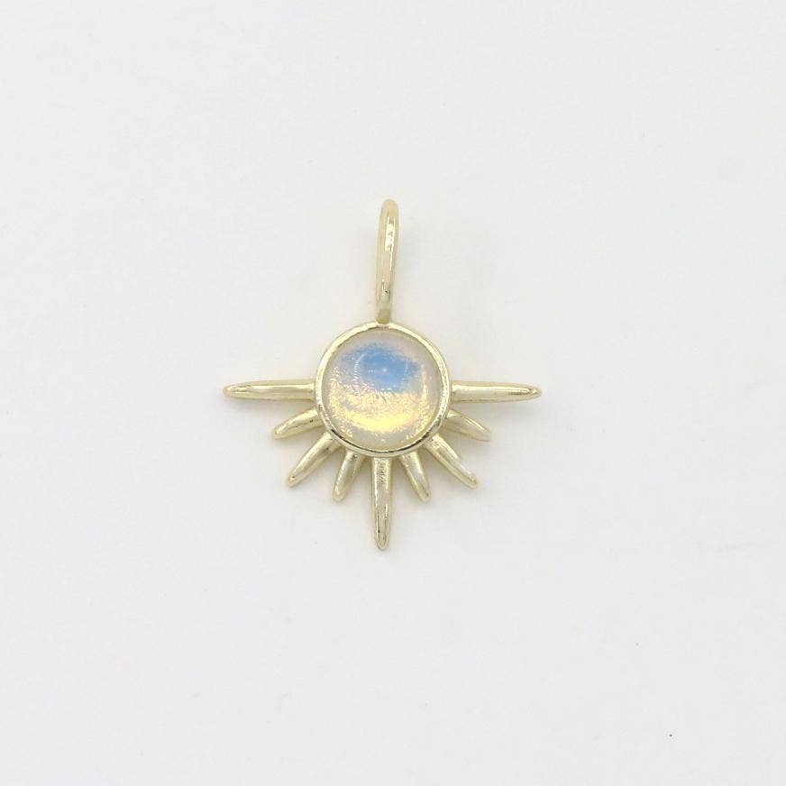 Twilight Whisper Moonstone Solstice Charm - Buttercup Lynne Boutique