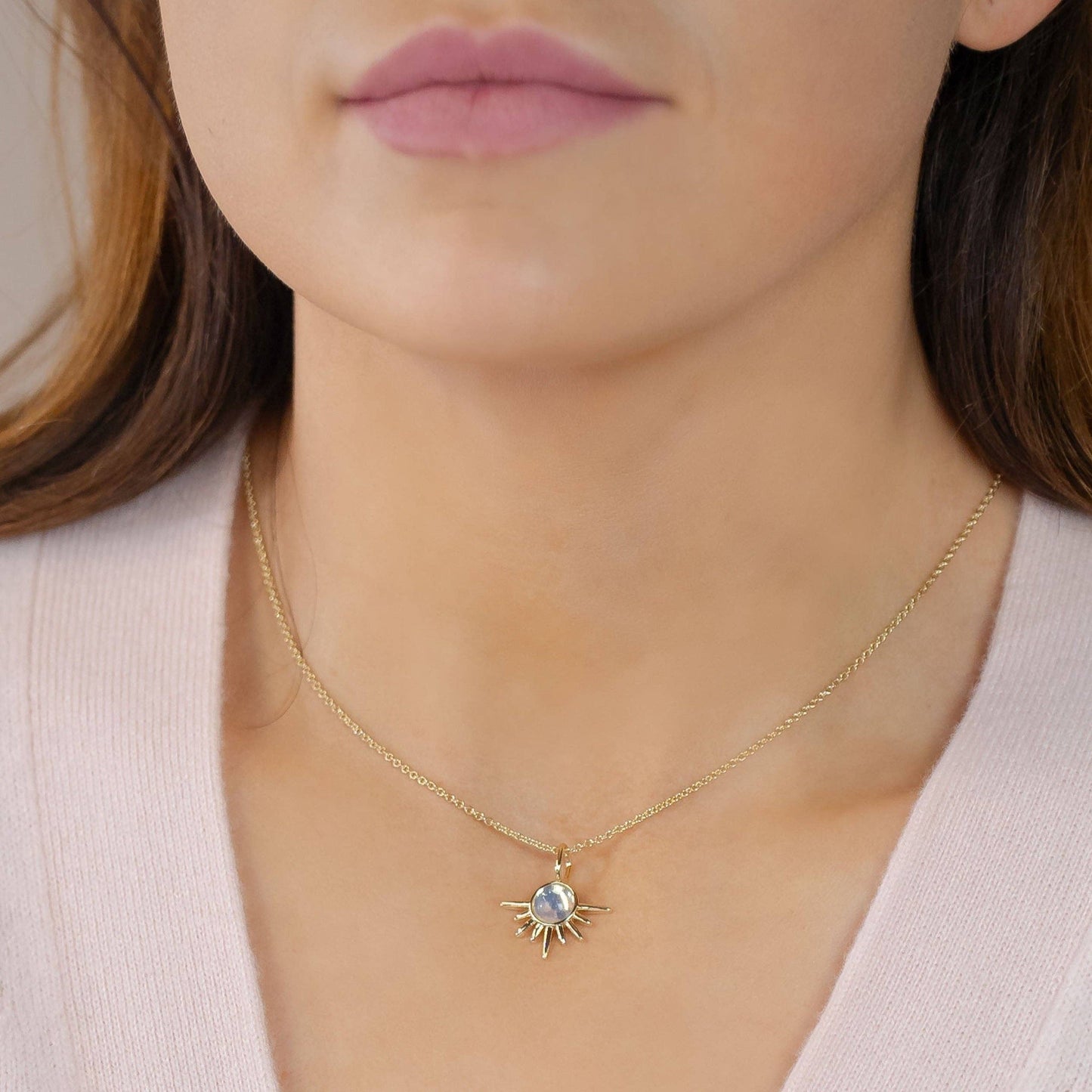 Twilight Whisper Moonstone Solstice Charm - Buttercup Lynne Boutique