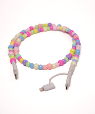 Beaded Charging Cord – Viral TikTok USB-C & Lightning Cable | Buttercup Lynne - Buttercup Lynne Boutique