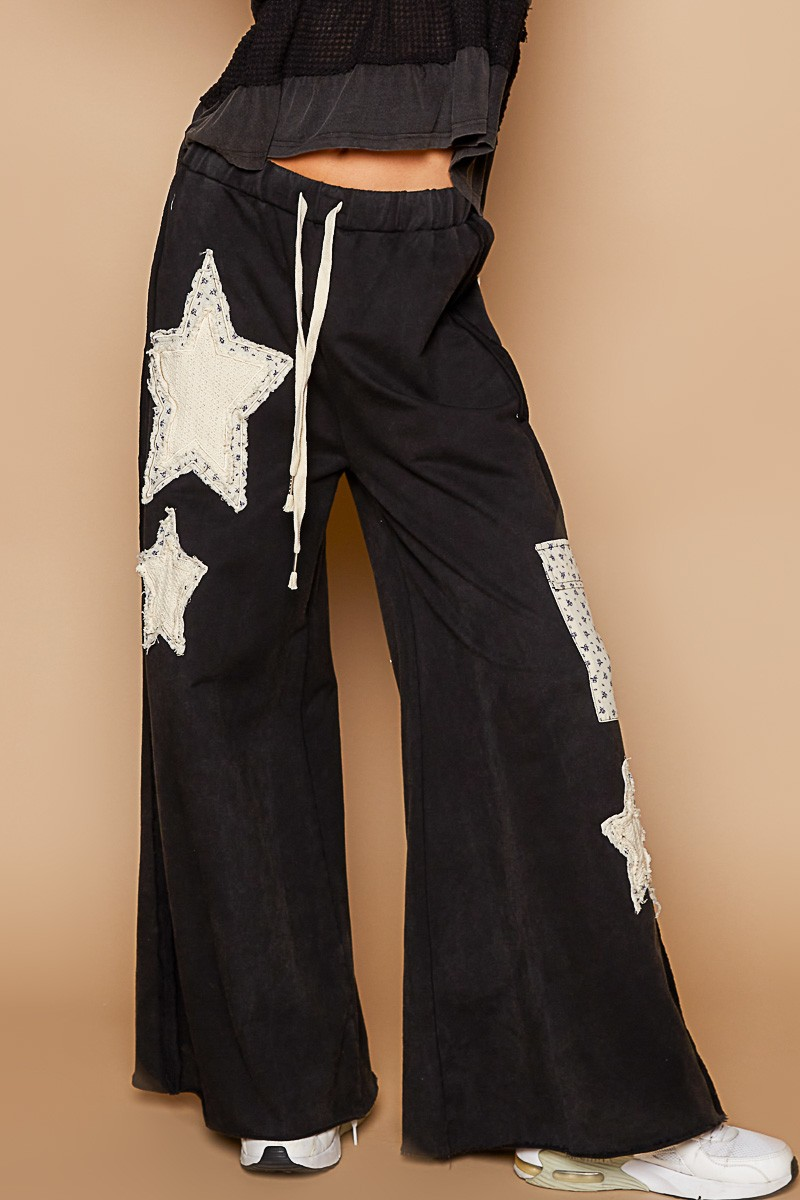 Stars Above Wide Leg Pants - Buttercup Lynne Boutique