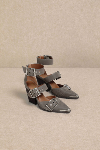 Hendrix Buckle Heel Sandal MiiM