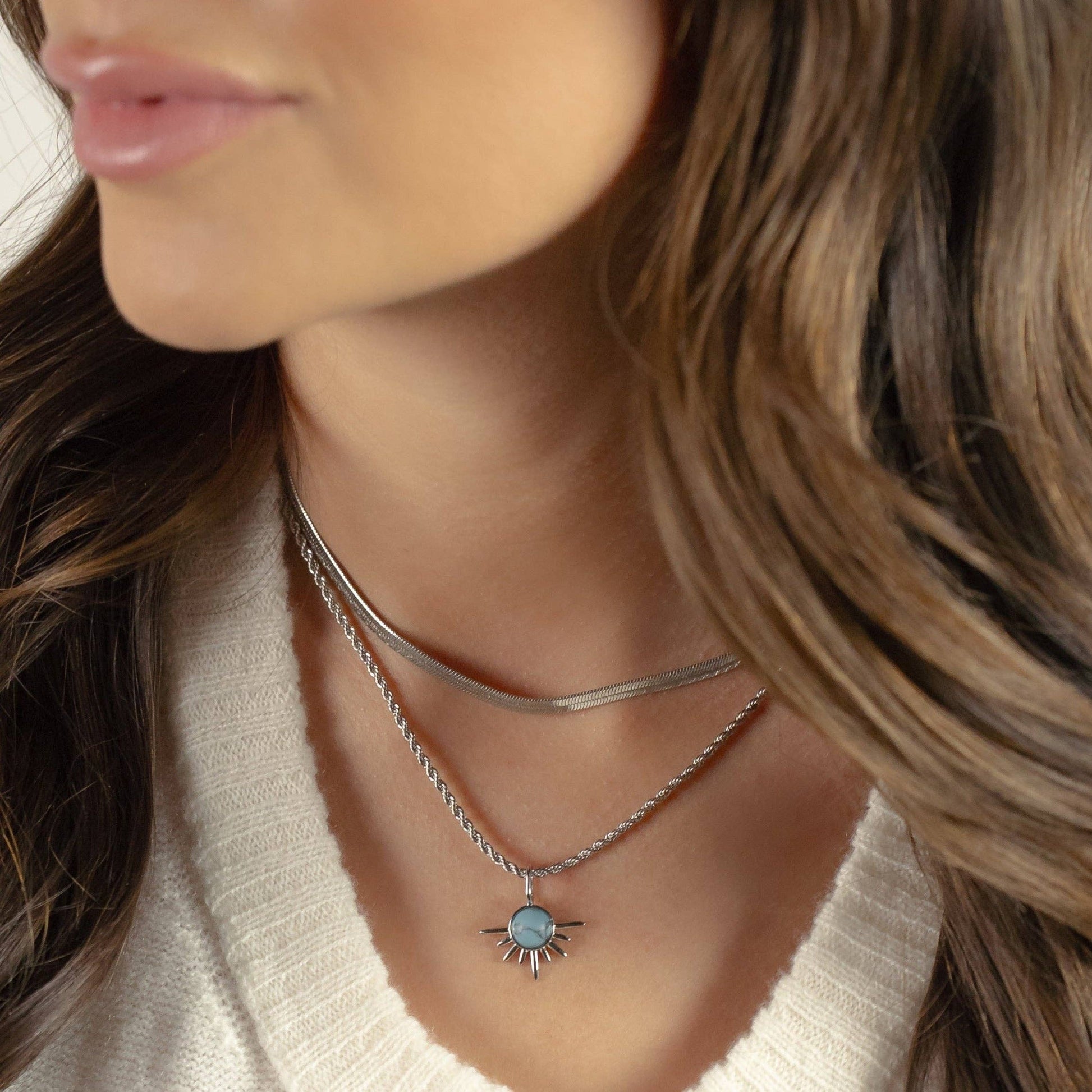Twilight Whisper Turquoise Solstice Charm - Buttercup Lynne Boutique